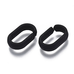Opaque Spray Painted Acrylic Linking Rings&nbsp;LS-OACR-S021-65A-C01