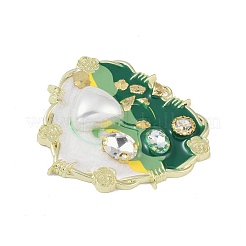 Rack Plating Alloy Enamel Pendants&nbsp;FIND-I038-16D