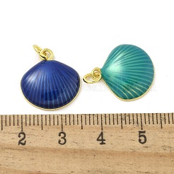 Brass Enamel Pendants&nbsp;KK-U044-15G