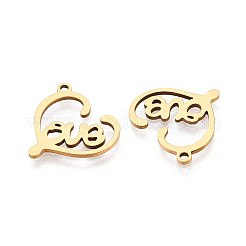 201 Stainless Steel Pendants&nbsp;STAS-T073-50G