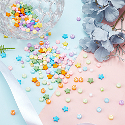 1980Pcs 18 Color Acrylic Beads&nbsp;OACR-CA0001-06