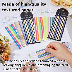 14Pcs 7 Colors Rectangle PET Sticker Index Tabs&nbsp;AJEW-FH0007-88