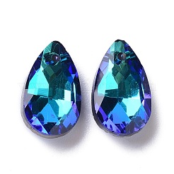 Faceted Teardrop Glass Pendants&nbsp;GLAA-O008-A19