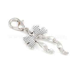 5Pcs Tibetan Style Alloy Pendant Decorations&nbsp;HJEW-JM04168