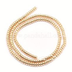 Electroplate Non-magnetic Synthetic Hematite Beads Strands&nbsp;G-L485-04A-LG