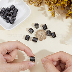 20Pcs 304 Stainless Steel Tube Beads&nbsp;STAS-BBC0009-83EB