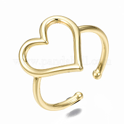 Brass Cuff Rings&nbsp;RJEW-N035-040-NF