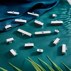 32Pcs 8 Style Alloy Cord Ends&nbsp;FIND-PH0005-38P