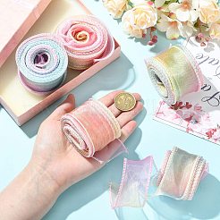 Polyester Organza Ribbon&nbsp;SRIB-FZC0001-001C