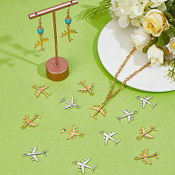 60Pcs 2 Colors Tibetan Style Alloy Pendants&nbsp;FIND-SC0020-92