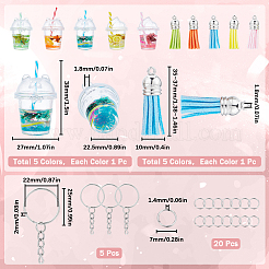 DIY Fruit Juice Keychain Making Kit&nbsp;DIY-SC0023-43