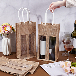 4Pcs Jute Tote Bags&nbsp;ABAG-WA0001-27