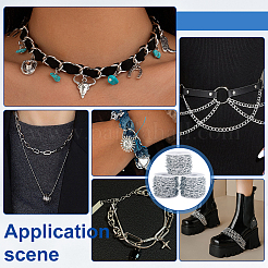 3Pcs Iron Oval Link Chains&nbsp;CH-BC0001-06
