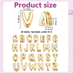 1Bag Rack Plating Brass Pendants&nbsp;KK-GA0002-59G