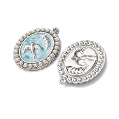 304 Stainless Steel Enamel Pendants&nbsp;STAS-P406-27B-P