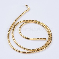 Electroplate Non-magnetic Synthetic Hematite Beads Strands&nbsp;G-F553-03A-G
