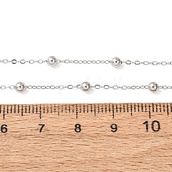 304 Stainless Steel Ball Link Chain/Satellite Chain Necklaces&nbsp;SA-CBA4160-20P