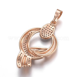 Brass Micro Pave Cubic Zirconia Jewelry Sets&nbsp;SJEW-F189-08KCG