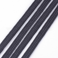 3/8 inch Flat Braided Elastic Rope Cord&nbsp;EC-R030-10mm-02