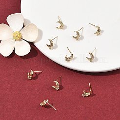 SHEGRACE Brass Micro Pave Cubic Zirconia Stud Earrings&nbsp;XGRQ4N353-703G