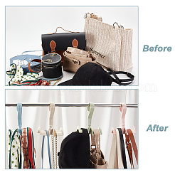 AHADEMAKER 8Pcs 4 Colors Plastic Multi-Function Bag Hangers&nbsp;AJEW-GA0005-61