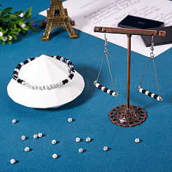 20Pcs 925 Sterling Silver Corrugated Round Spacer Beads&nbsp;STER-TA0001-32