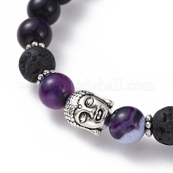 Braided Bead Bracelets&nbsp;BJEW-JB04746-04