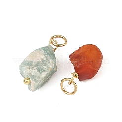 Raw Rough Natural Mixed Gemstone Pendants&nbsp;PALLOY-JF06060
