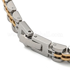 Ion Plating(IP) 304 Stainless Steel Thick Link Chain Bracelet&nbsp;BJEW-G649-09B-E