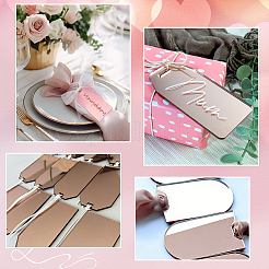 20Pcs Acrylic Wedding Seat Label&nbsp;AJEW-BM0001-24B