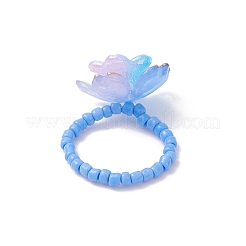 4Pcs Glass Finger Rings&nbsp;RJEW-TA00213