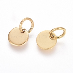 Ion Plating(IP) 304 Stainless Steel Charms&nbsp;STAS-I124-01A-G