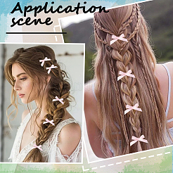 60Pcs 3 Colors Ribbon Bowknot Alligator Hair Clip&nbsp;PHAR-SC0001-007