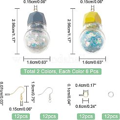 DIY Resin Dangle Earring Making Kits&nbsp;DIY-NB0005-53