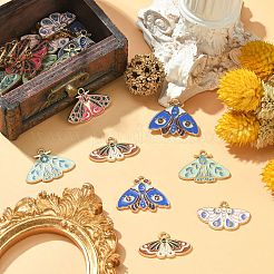 30Pcs 5 Styles Alloy Enamel Pendants&nbsp;ENAM-CJ0005-34
