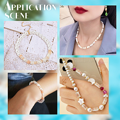3 Strands 3 Styles Natural Freshwater Shell Beads Strands&nbsp;SHEL-NB0001-48