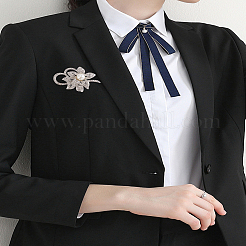 1Pc Flower Zinc Alloy Rhinestone Brooches&nbsp;JEWB-LP0004-13