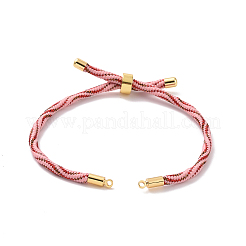 Nylon Cord Silder Bracelets&nbsp;MAK-C003-03G-02