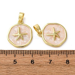Brass Enamel Pendants&nbsp;KK-F911-01B-G03