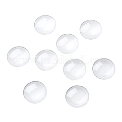 Transparent Glass Cabochons&nbsp;GGLA-CD0001-05