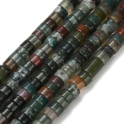 Natural Indian Agate Beads Strands&nbsp;G-Z110-A17-2x4mm