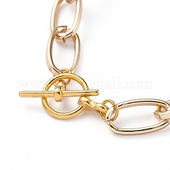 Unisex Aluminium Paperclip Chain Necklaces&nbsp;NJEW-JN02720