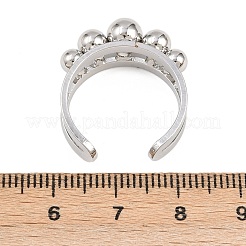 Brass Cuff Rings for Women&nbsp;RJEW-Z113-17P