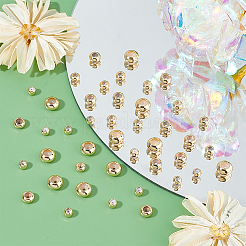 48Pcs 4 Style Brass Beads&nbsp;KK-PH0004-85