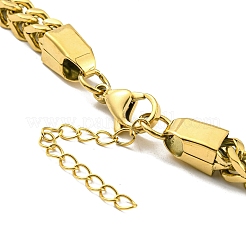 Ion Plating(IP) 304 Stainless Steel Wheat Chain Bracelets&nbsp;BJEW-D030-10G