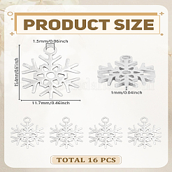 16Pcs 304 Stainless Steel Pendants&nbsp;STAS-LP0003-73