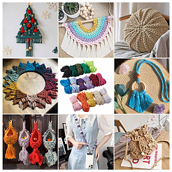 80M 16 Styles Cotton Braided Cord&nbsp;OCOR-TA0003-20