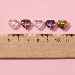 50Pcs 5 Colors Electroplate Glass Beads Strands&nbsp;EGLA-FS0001-30