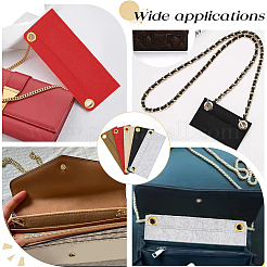 5Pcs 5 Colors Felt Purse Organizer Insert&nbsp;AJEW-WR0002-47