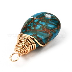 Natural Imperial Jasper Pendants&nbsp;PALLOY-JF00979